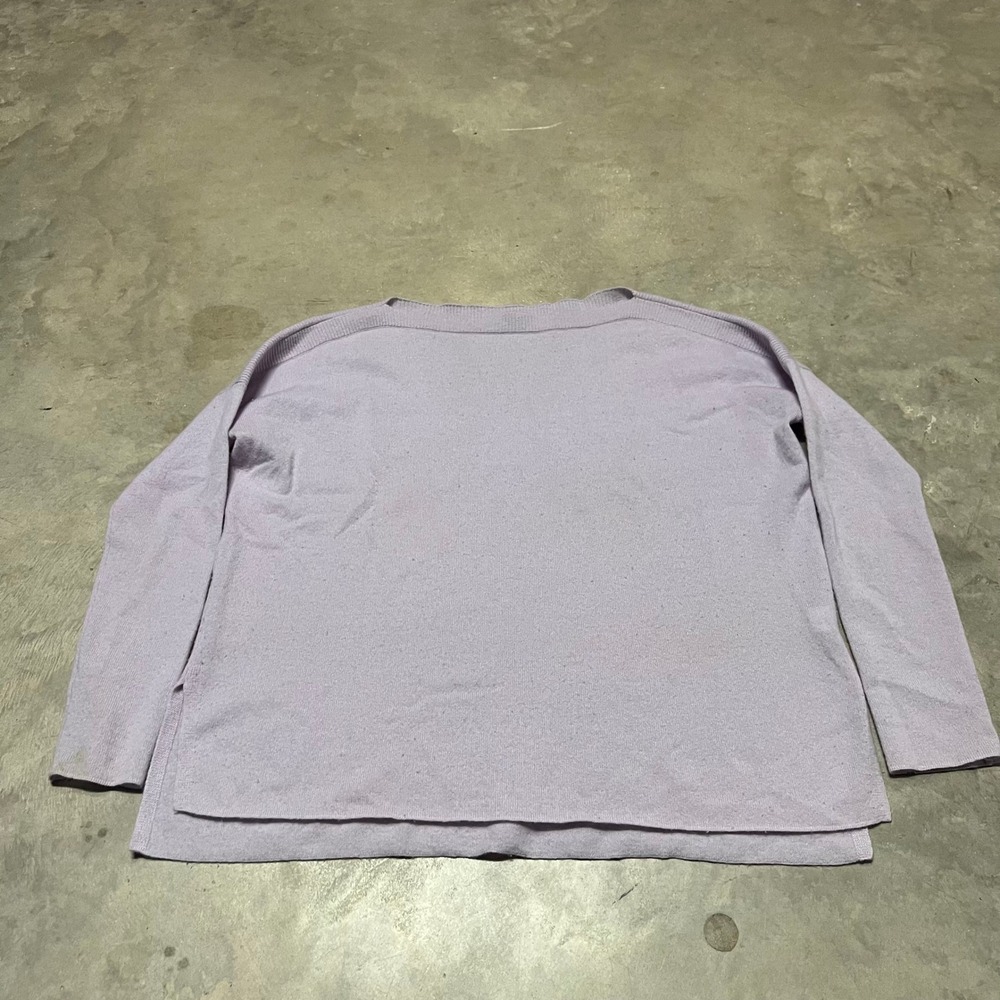 Vince 100% Cashmere Boat Neck Sweater Lavender Purple V141074863 Women Small